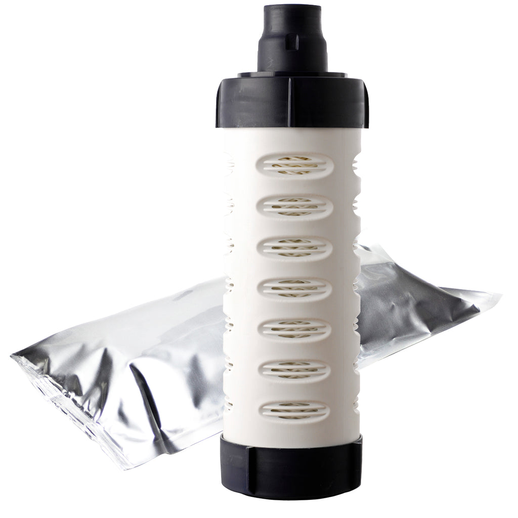Life Saver Bottle replacement filter with foil wrap for extended shelf life