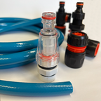 Quick connectors and hose supplied with every C1 Large Scale Water Purifier