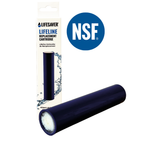 Lifesaver Lifeline replacement cartridge with packaging and NSF logo on a white background