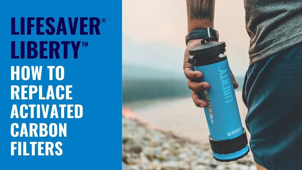 How to replace the carbon filter on you Lifesaver Liberty bottle