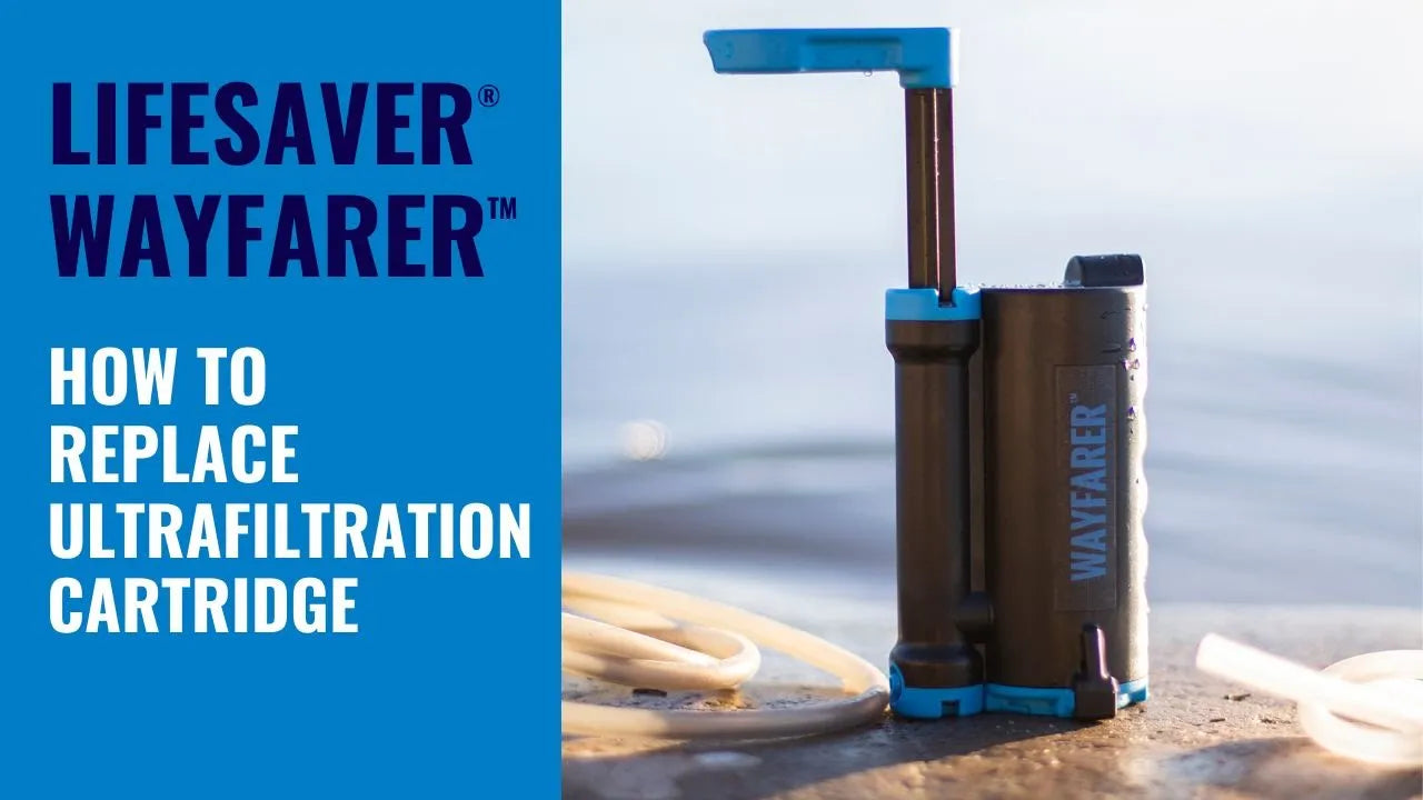 How to replace the filter cartridge on your LifeSaver Wayfarer